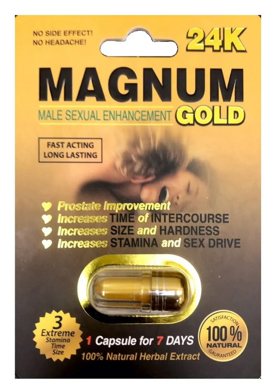 Magnum 24K Gold Male Enhancement Pill