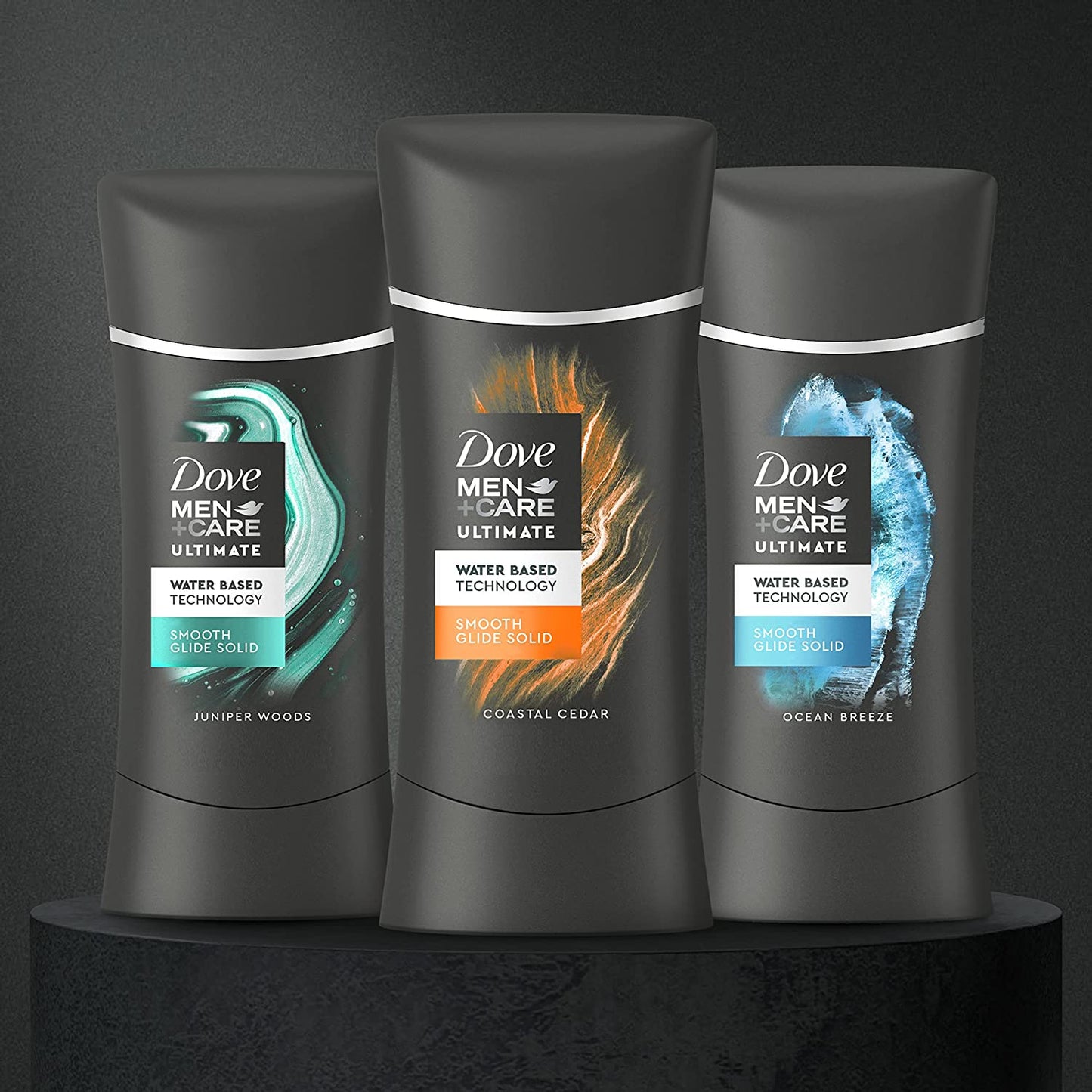 Dove Men+Care Antiperspirant hydrating, water-based deodorant Coastal Cedar with our best non-irritant formula 2.6 oz