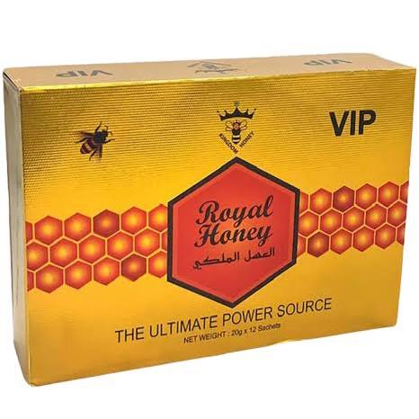 2 sachets of PINK PUSSYCAT PASSIONFRUIT  and 2 sachets of VIP ROYAL HONEY