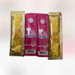 2 sachets of PINK PUSSYCAT PASSIONFRUIT  and 2 sachets of VIP ROYAL HONEY